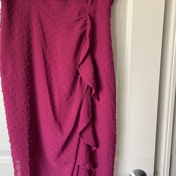 Lulu’s Magenta Wedding Guest Dress - Picture 3 of 8